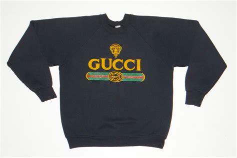 gucci pullover sweatshirt|Gucci sweatshirt vintage.